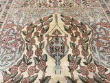 Antique Silk Hereke Rug 3' 4'' x 5' 1"