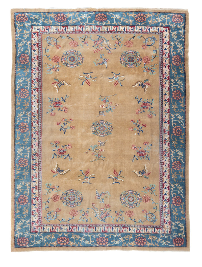 Fine Antique Turkish Wool Rug 6'8'' x 9'2''