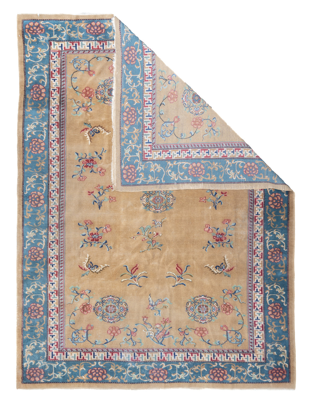 Fine Antique Turkish Wool Rug 6'8'' x 9'2''