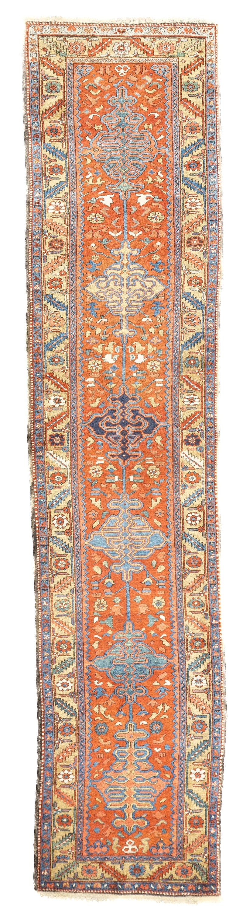 Antique Heriz Runner 3'3'' x 14'7''