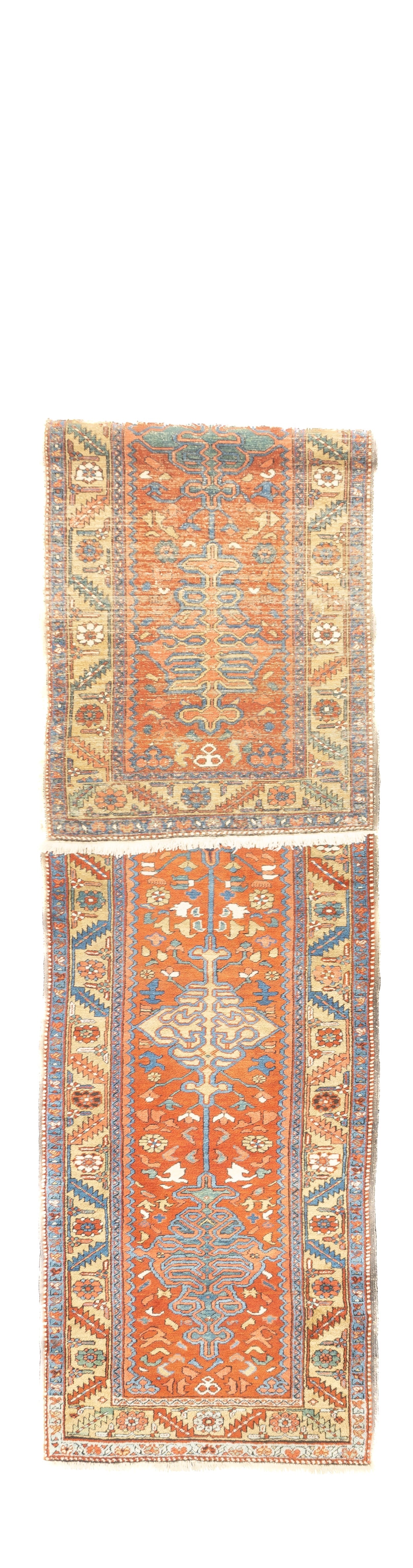 Antique Heriz Runner 3'3'' x 14'7''