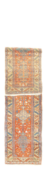 Antique Heriz Runner 3'3'' x 14'7''