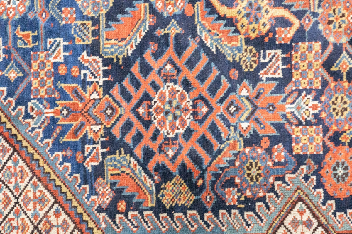 Antique Gashgai Rug 4'7'' x 6'3''