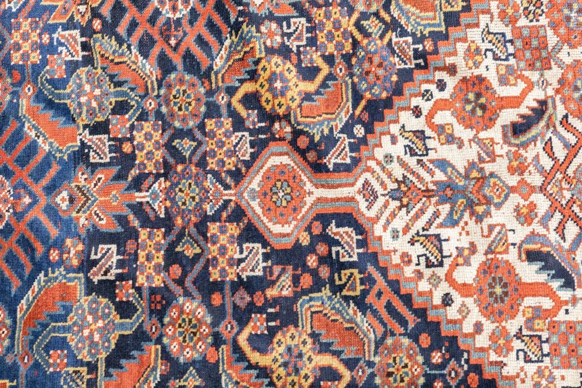 Antique Gashgai Rug 4'7'' x 6'3''