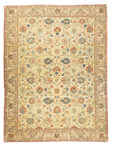 Extremely Fine Antique  Tehran Wool Rug 7'10'' x 10'5''