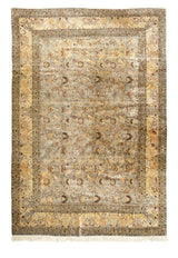 Antique Silk Turkish Hereke Rug 6' 10" x 10' 0"
