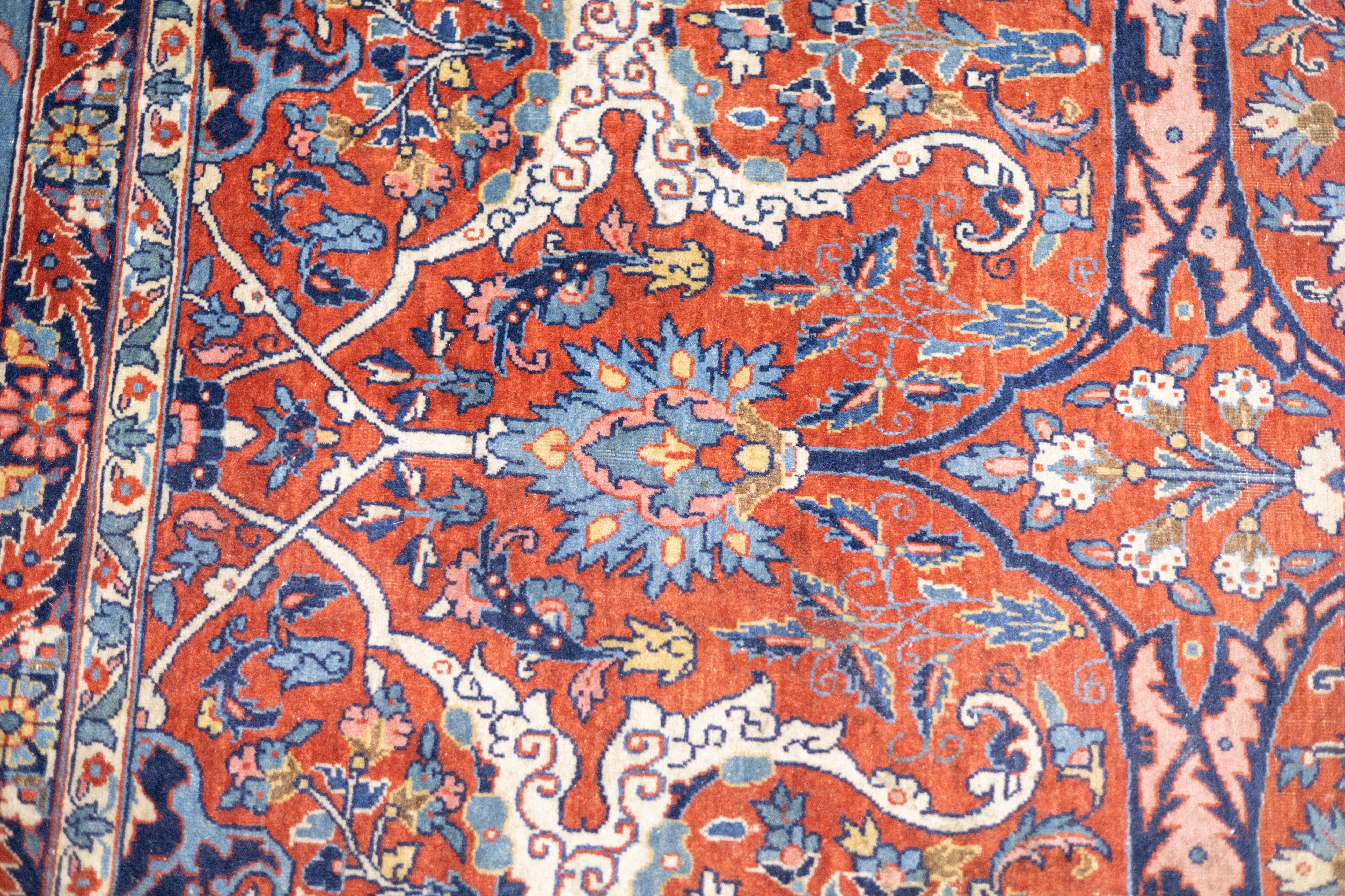 Fine Antique Tehran Rug 8'8'' x 11'10''