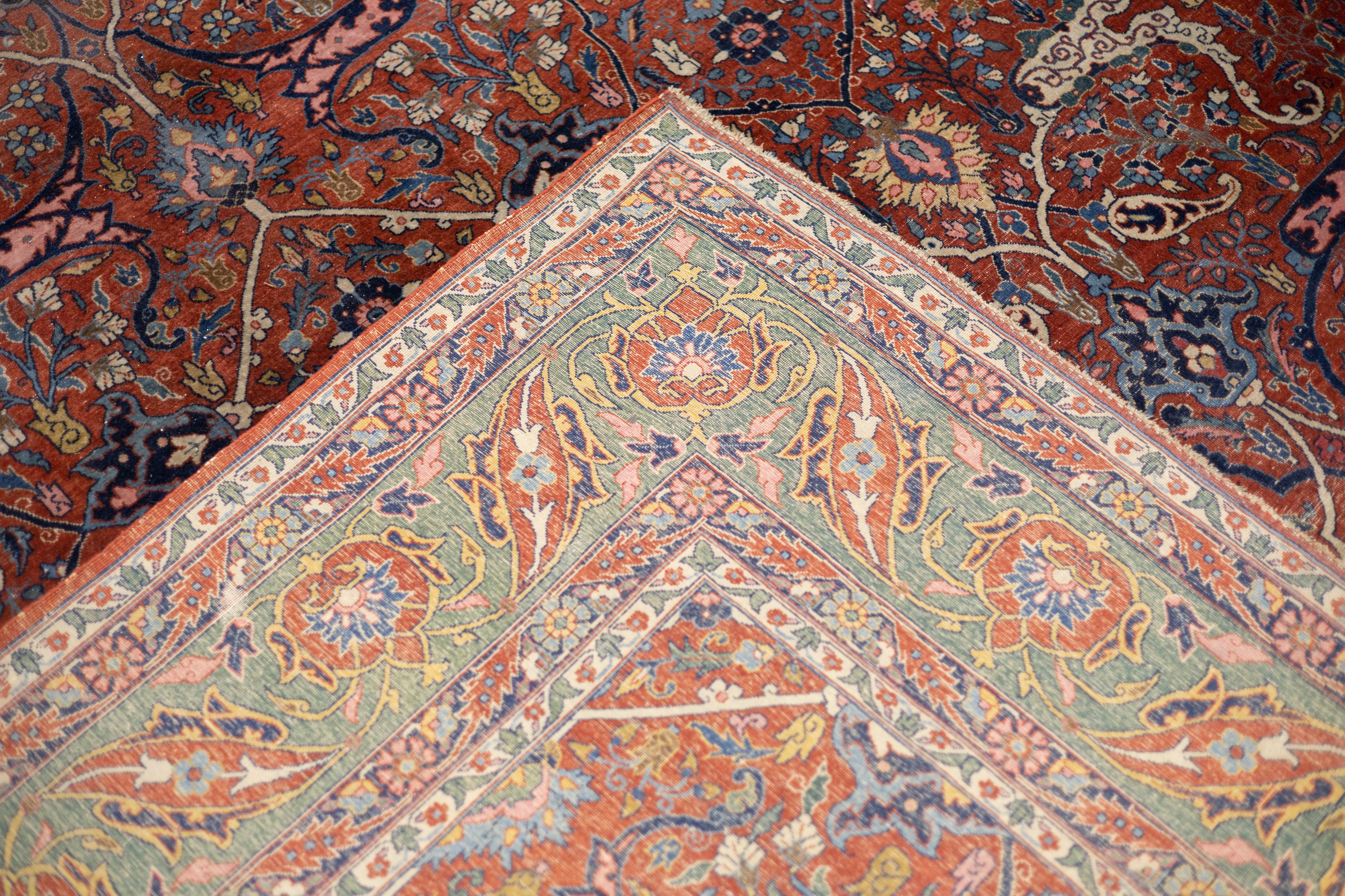 Fine Antique Tehran Rug 8'8'' x 11'10''