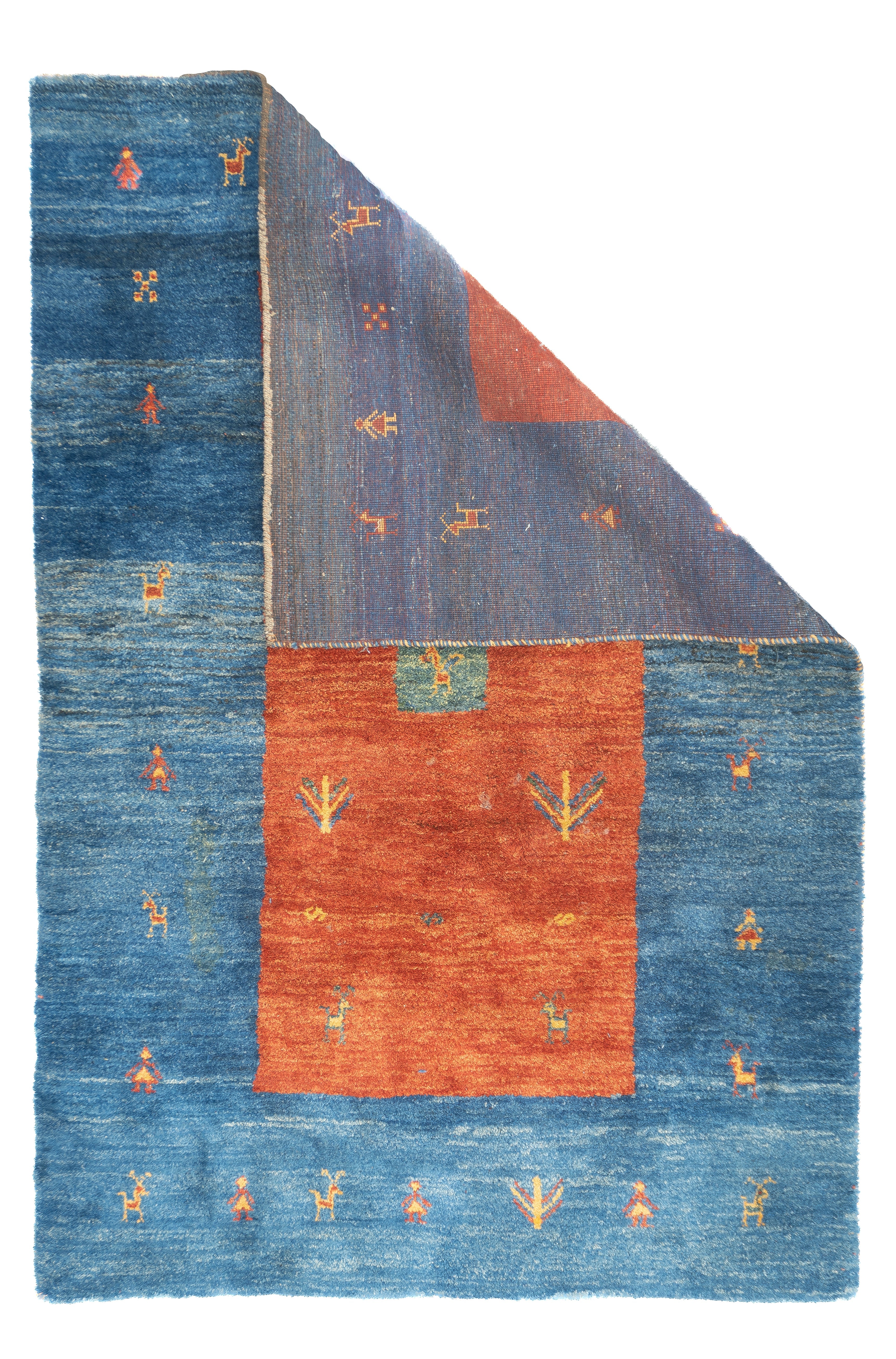 Fine Vintage Tribal  Gabbeh Rug 6'3'' x 9'3''