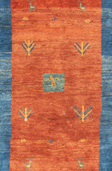 Fine Vintage Tribal  Gabbeh Rug 6'3'' x 9'3''