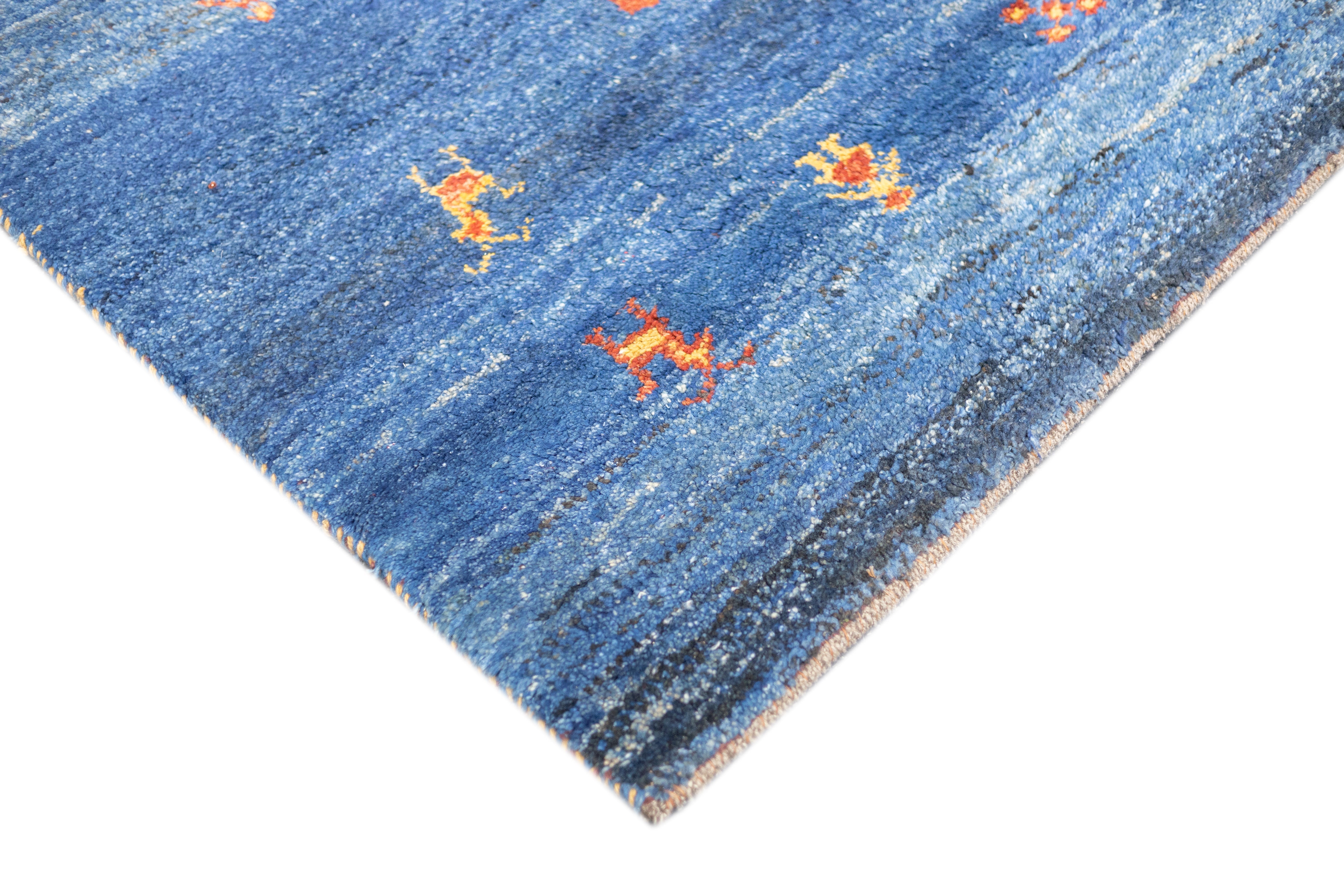 Fine Vintage Tribal  Gabbeh Rug 6'3'' x 9'3''