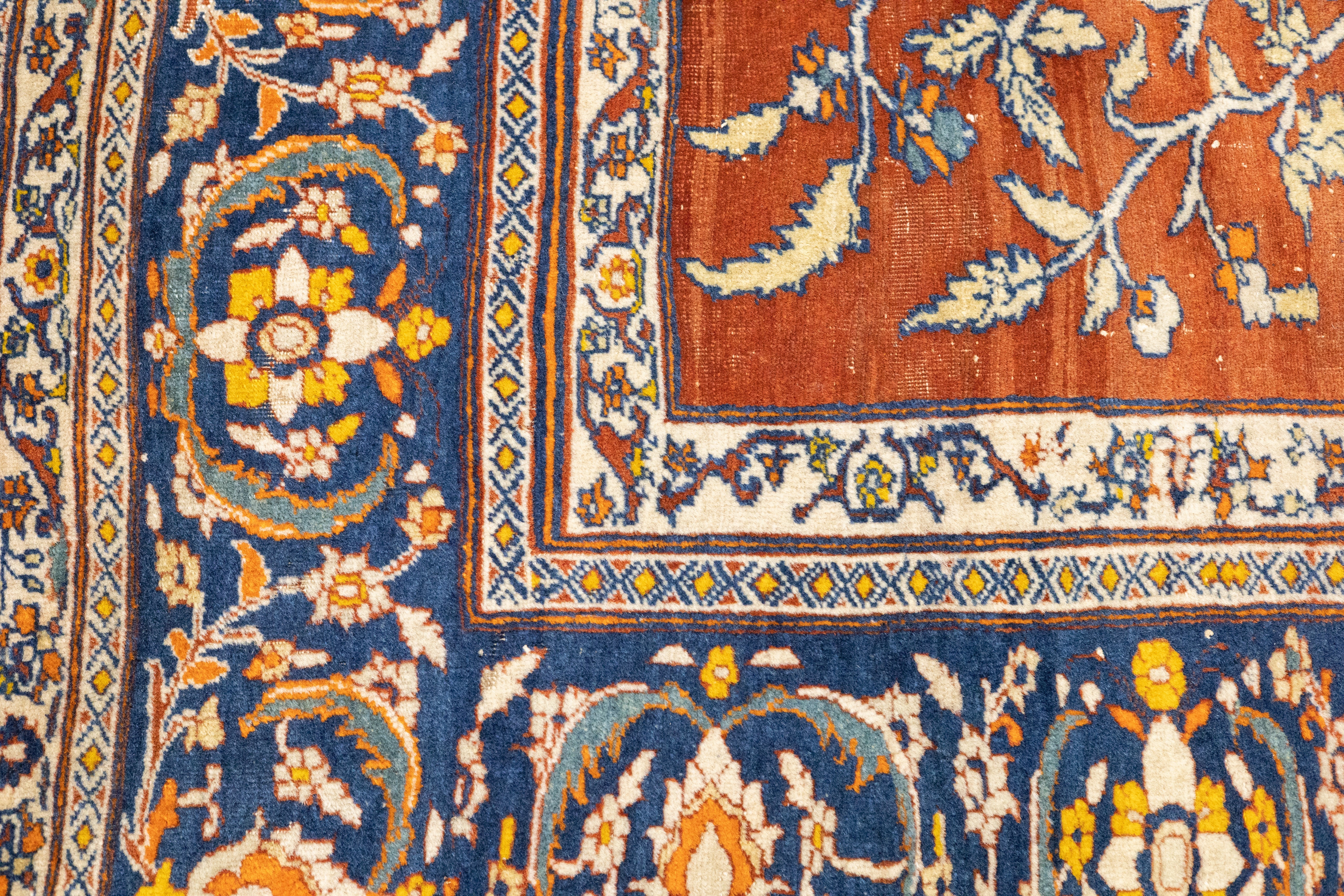 Antique Haji Jalili Tabriz Rug 4'8'' x 6'0"