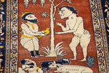 Antique Haji Jalili Tabriz Rug 4'8'' x 6'0"