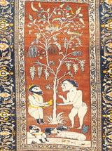 Antique Haji Jalili Tabriz Rug 4'8'' x 6'0"