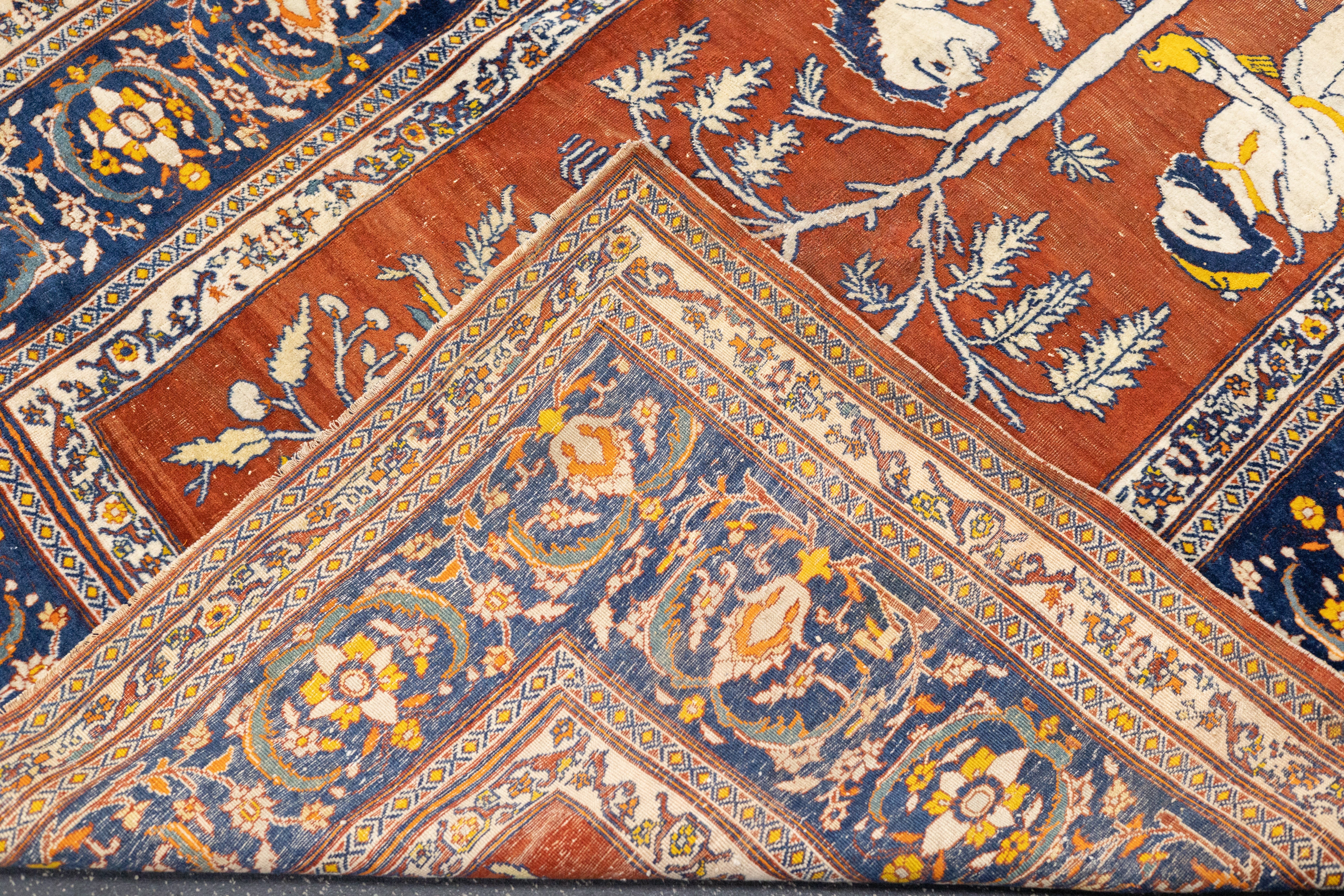 Antique Haji Jalili Tabriz Rug 4'8'' x 6'0"