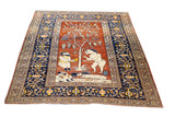 Antique Haji Jalili Tabriz Rug 4'8'' x 6'0"