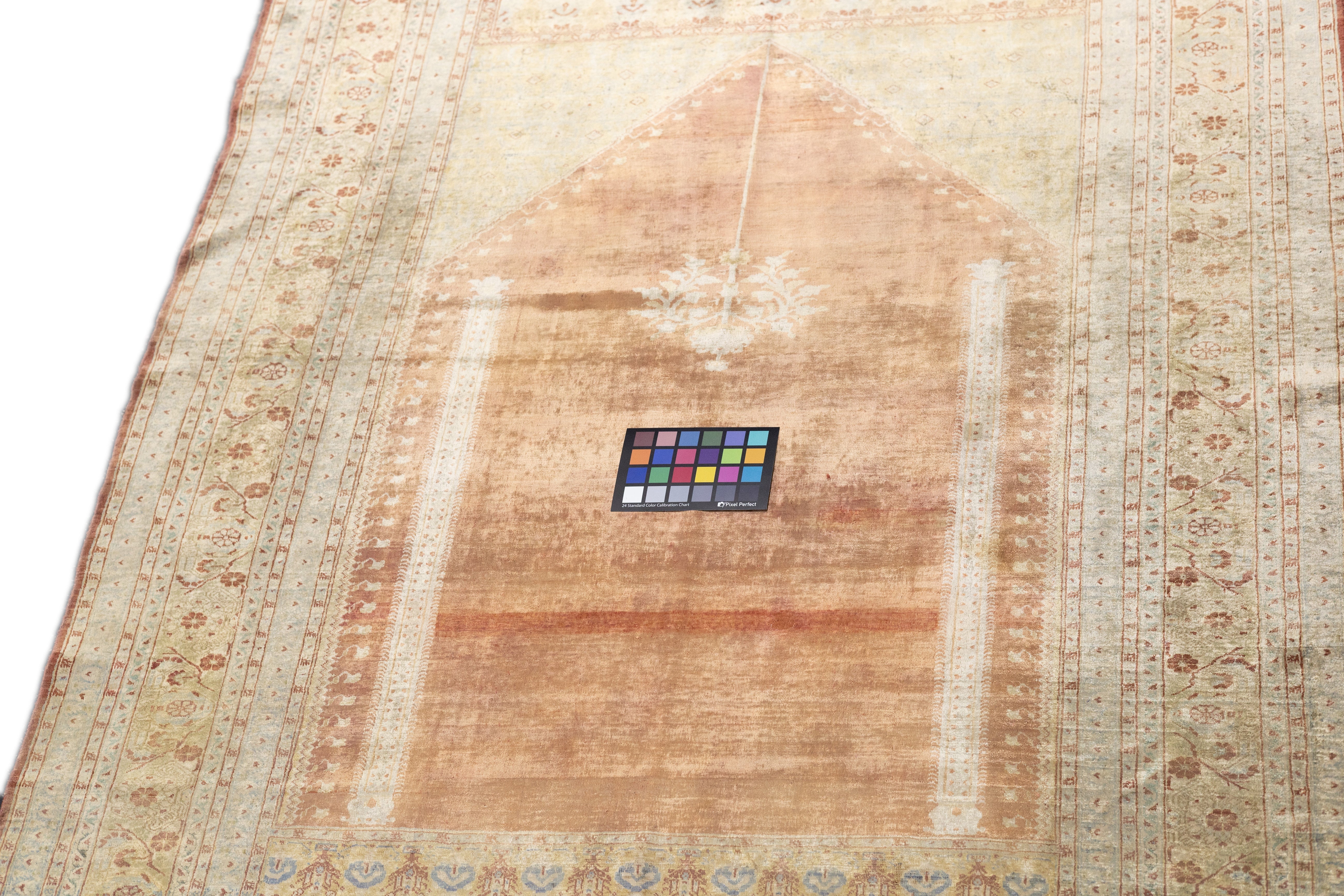 Antique Silk  Rug 4'1'' x 5'5''
