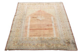 Antique Silk  Rug 4'1'' x 5'5''