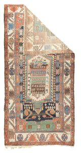 Fine Antique  Tribal Bakhtiari Rug 4'11'' x 9'7''