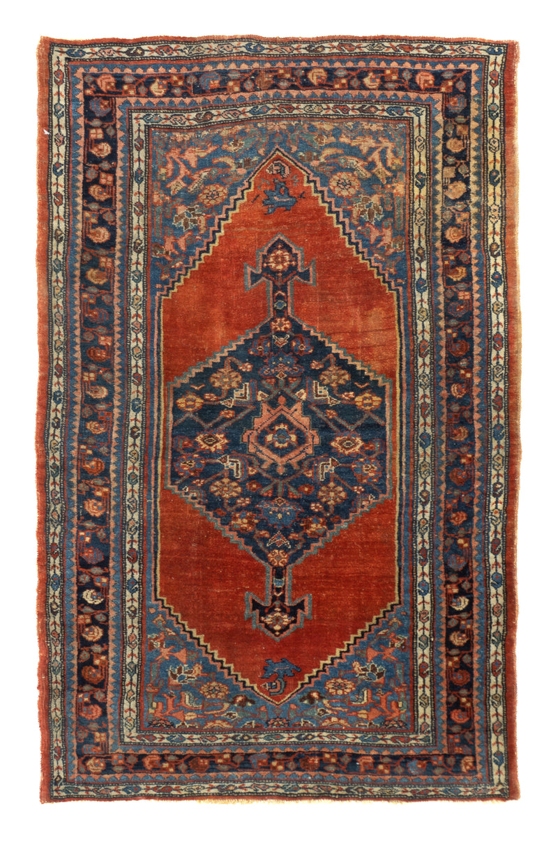Antique  Bidjar Rug 2'8'' x 4'1''