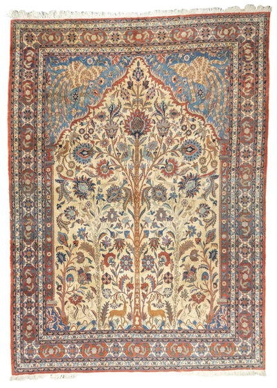 Fine Antique  Isfahan Tree of Life Rug 8'5'' x 11'8''