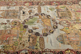 Fine Antique  Pictorial Tabriz Rug 5'8'' x 8'6''