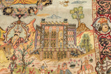 Fine Antique  Pictorial Tabriz Rug 5'8'' x 8'6''