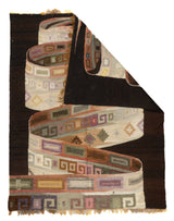 Fine Vintage Turkish Kilim Rug 4'0" x 5'0"