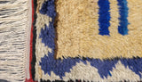 Fine Antique Oushak Angora Wool Rug 4'8'' x 7'2''