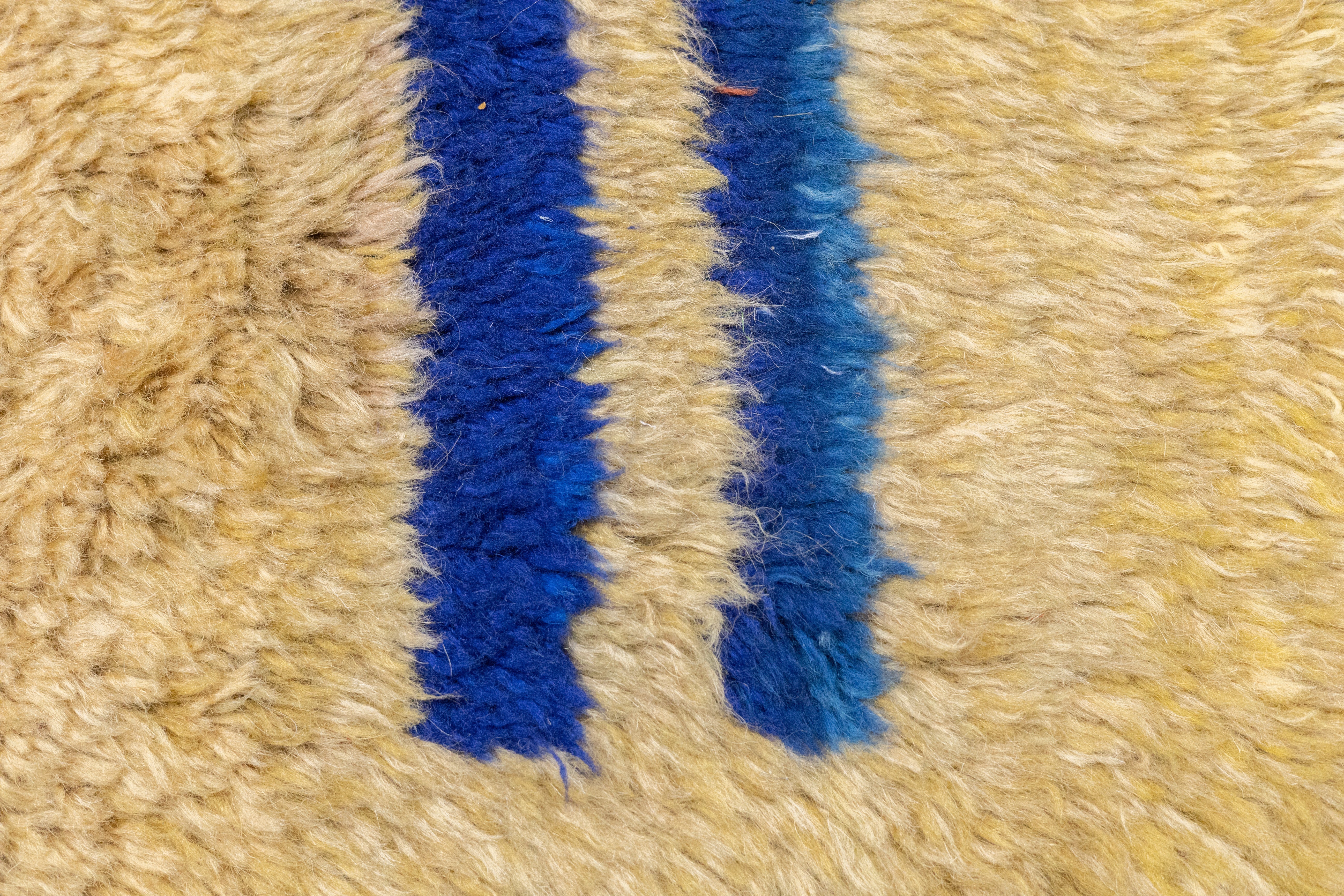 Fine Antique Oushak Angora Wool Rug 4'8'' x 7'2''