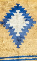 Fine Antique Oushak Angora Wool Rug 4'8'' x 7'2''