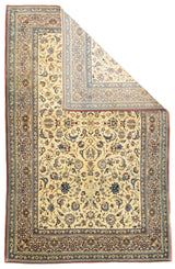 Extremely Fine Nain Habibian Wool and Silk Rug 5'5'' x 8'5''