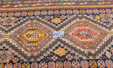 Antique Caucasian Kuba Rug 4'9'' x 10'0"