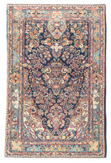 Antique Persian Sarouk 4'6'' x 6'6''