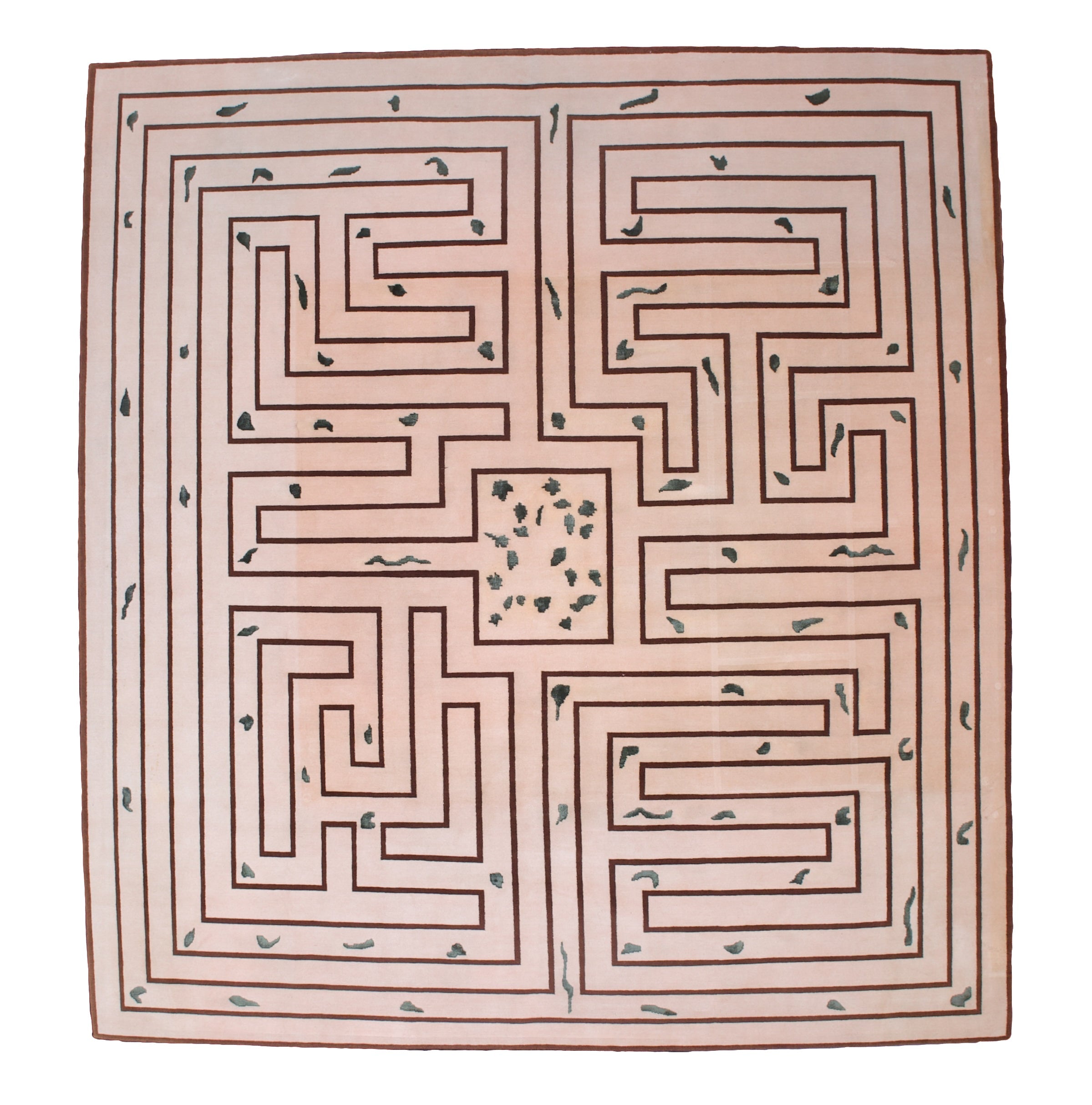 French Modern Rug 9' 2" x 9' 11''