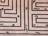 French Modern Rug 9' 2" x 9' 11''