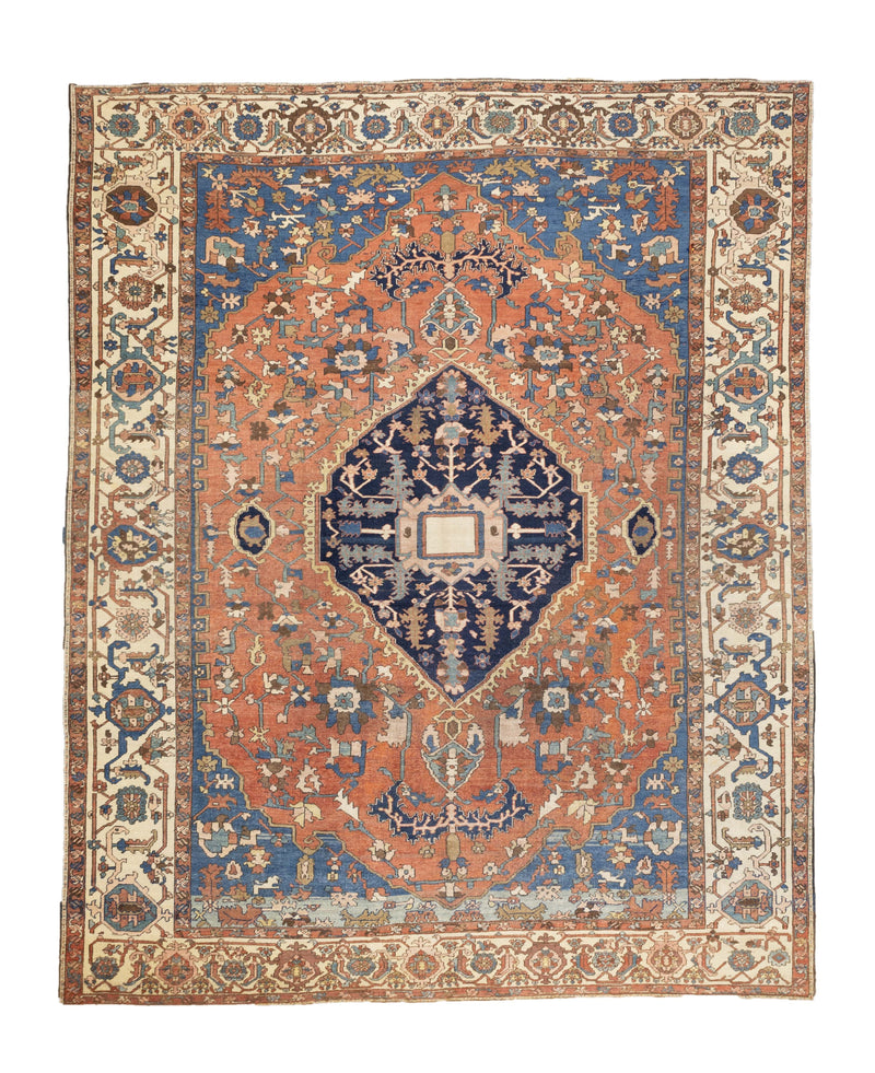 Antique  Serapi Rug 9'10