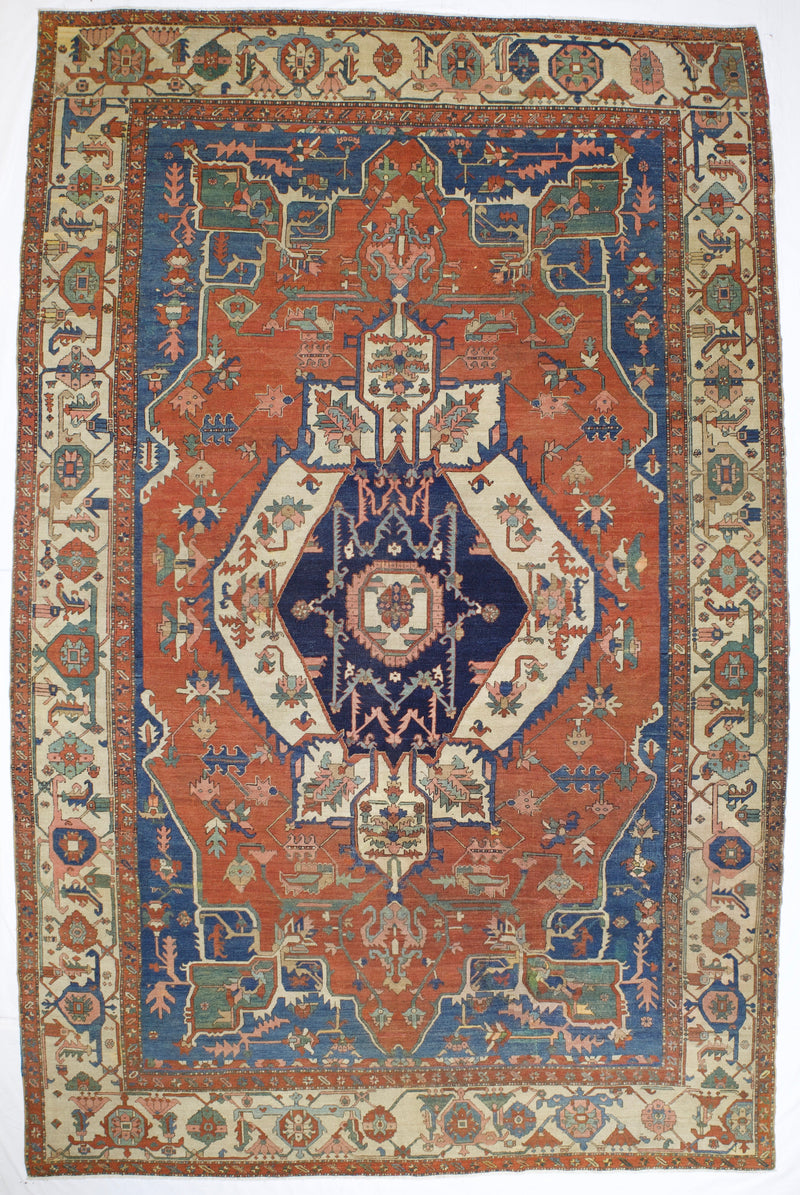 Antique  Bakhshayesh Rug 9'3