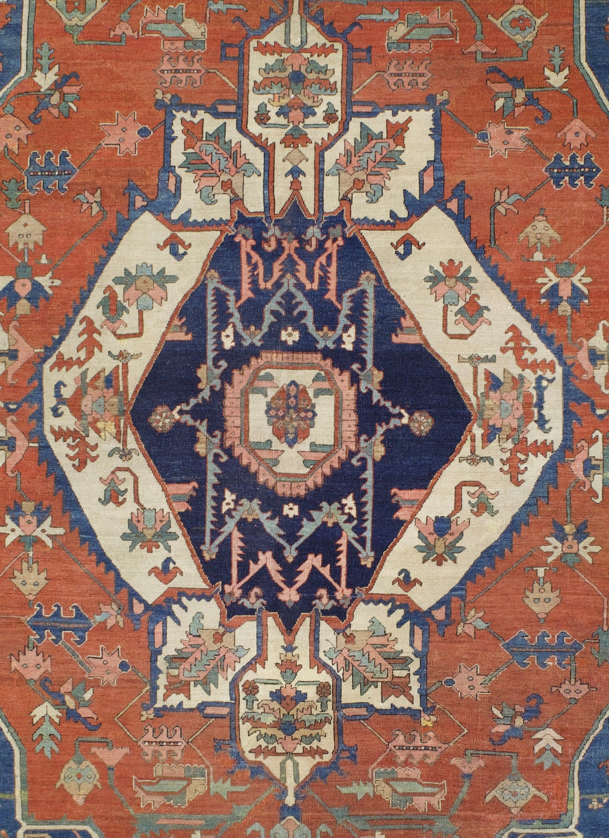 Antique  Bakshaish Rug 9'3" x 14' 3''