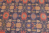 Fine Antique  Senneh Wool Rug 4' 6" x 6' 5"