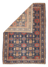Fine Antique  Senneh Wool Rug 4' 6" x 6' 5"