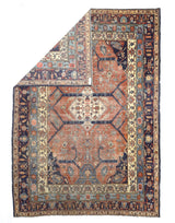 Fine Antique  Tabriz Rug 5'5" x 6' 5"