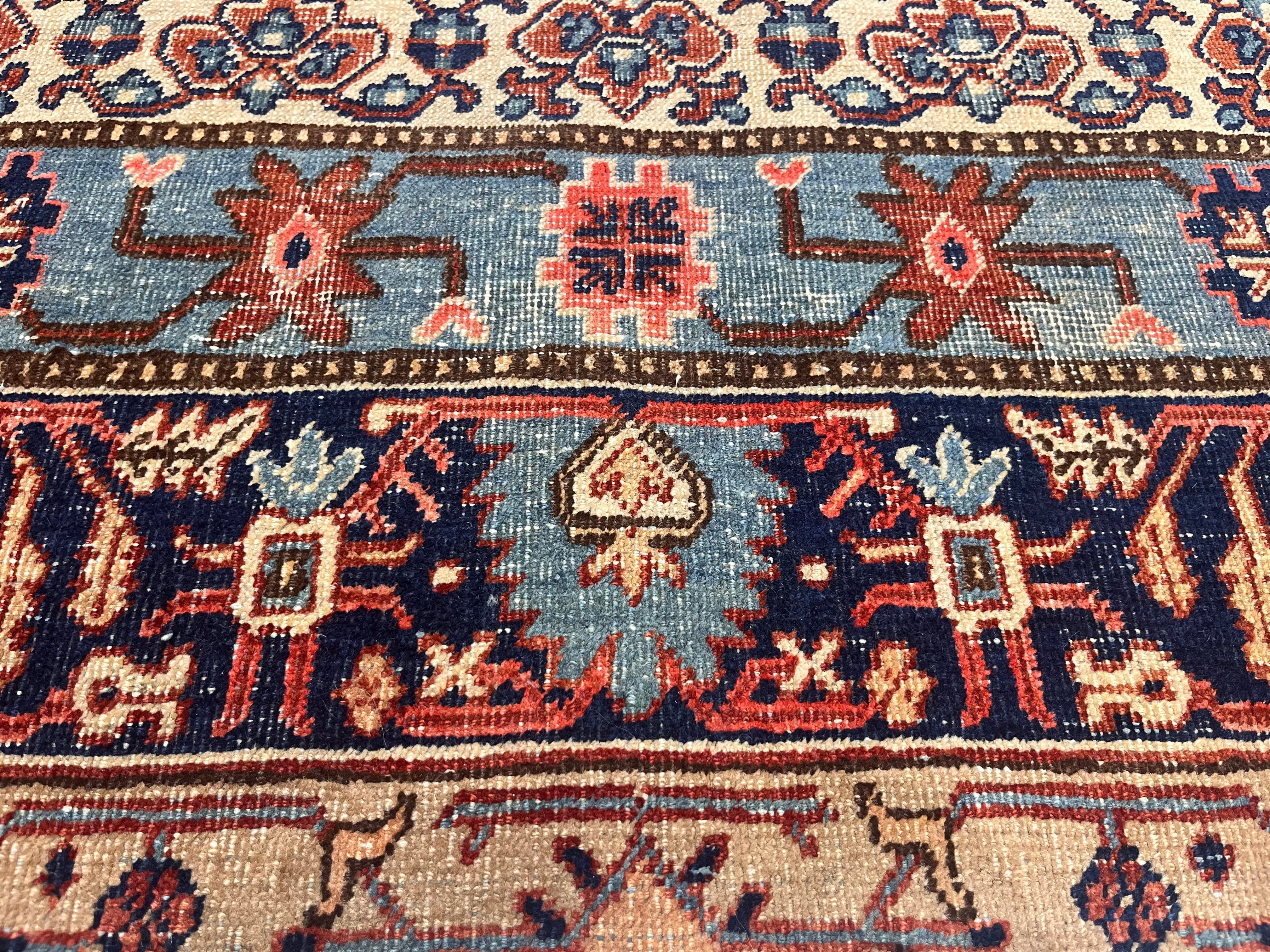 Fine Antique  Tabriz Rug 5'5" x 6' 5"