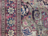Fine Antique Persian Tehran Rug 4'6" x 6' 10"