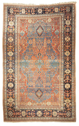 Antique  Mohtasham Kashan 10'1" x 16' 0"