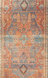 Antique  Mohtasham Kashan 10'1" x 16' 0"