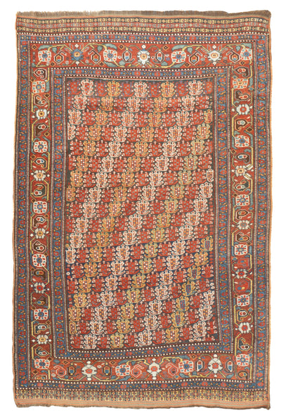 Antique  Khamseh Rug 4'3'' x 6'4''