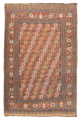 Antique Persian Khamseh 4'3'' x 6'4''