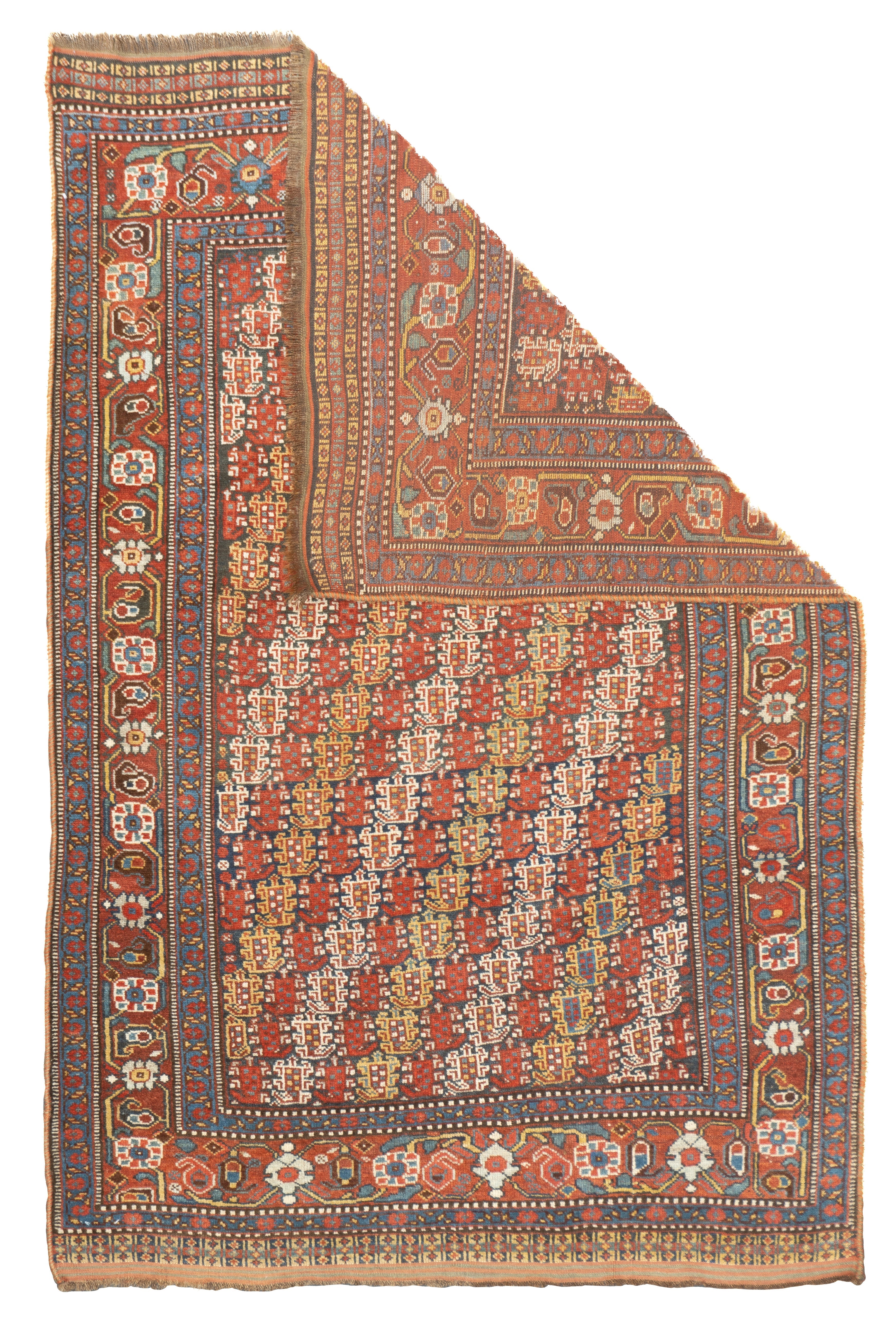 Antique  Khamseh Rug 4'3'' x 6'4''
