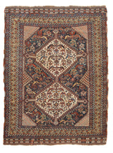 Antique Persian Qashqai 4'9'' x 6'4''